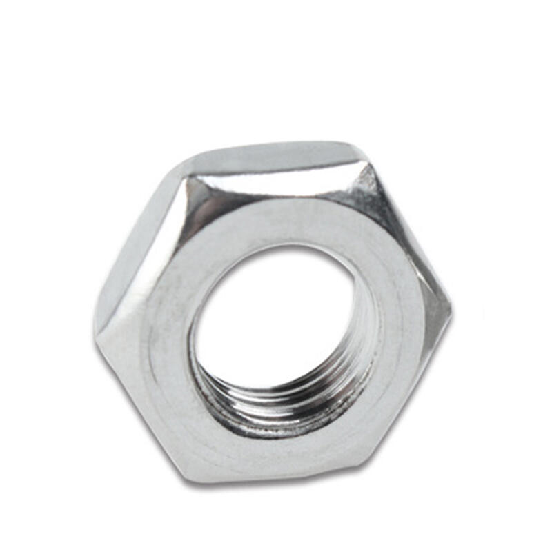 DIN439 ISO4035 Stainless Steel Chamfered Hexagon Thin Nuts M3 M4 M5 M6 M8 SS304 Stainless Steel Hexagonal Nut