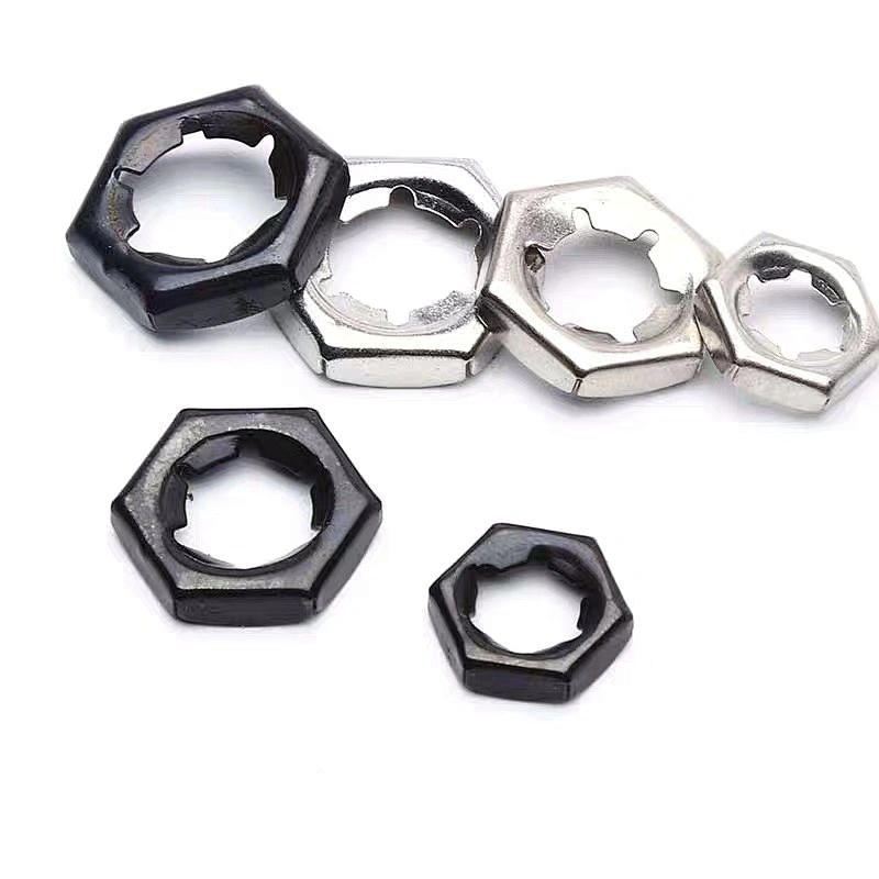Carbon Steel Galvanized Self-Locking Tight Nuts DIN7967