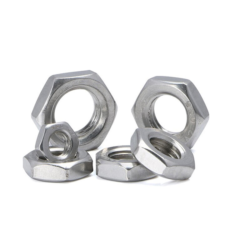 Stainless Steel Hexagon Thin Nut With Fine Thread ISO8675