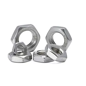 Stainless Steel Hexagon Thin Nut With Fine Thread ISO8675