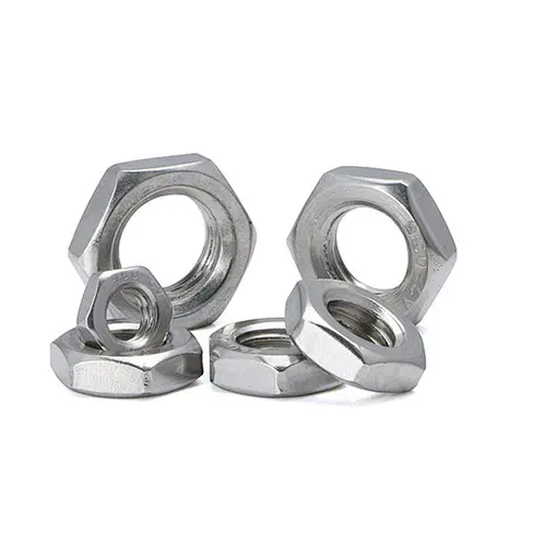 Stainless Steel Hexagon Thin Nut With Fine Thread ISO8675
