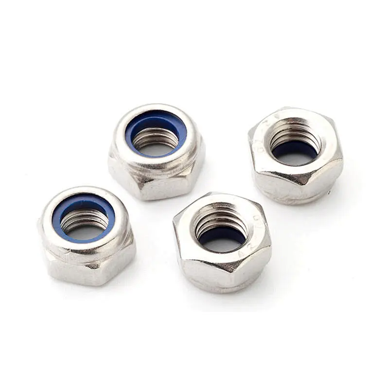 Prevailing Torque Type Hexagon Nylon Locking Nuts With Non-metallic Insert ISO10512