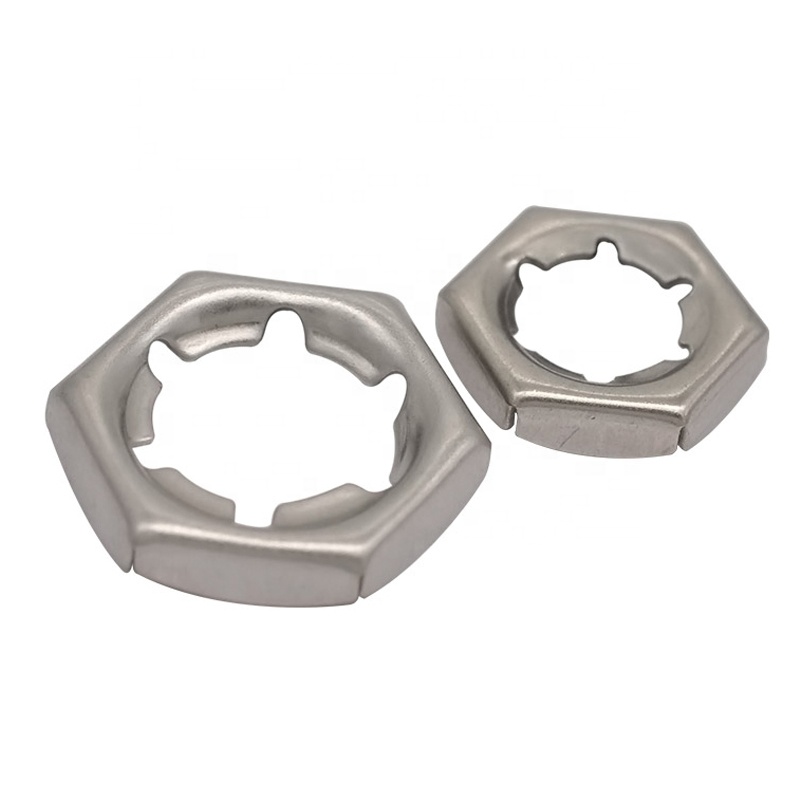 Carbon Steel Galvanized Self-Locking Tight Nuts DIN7967