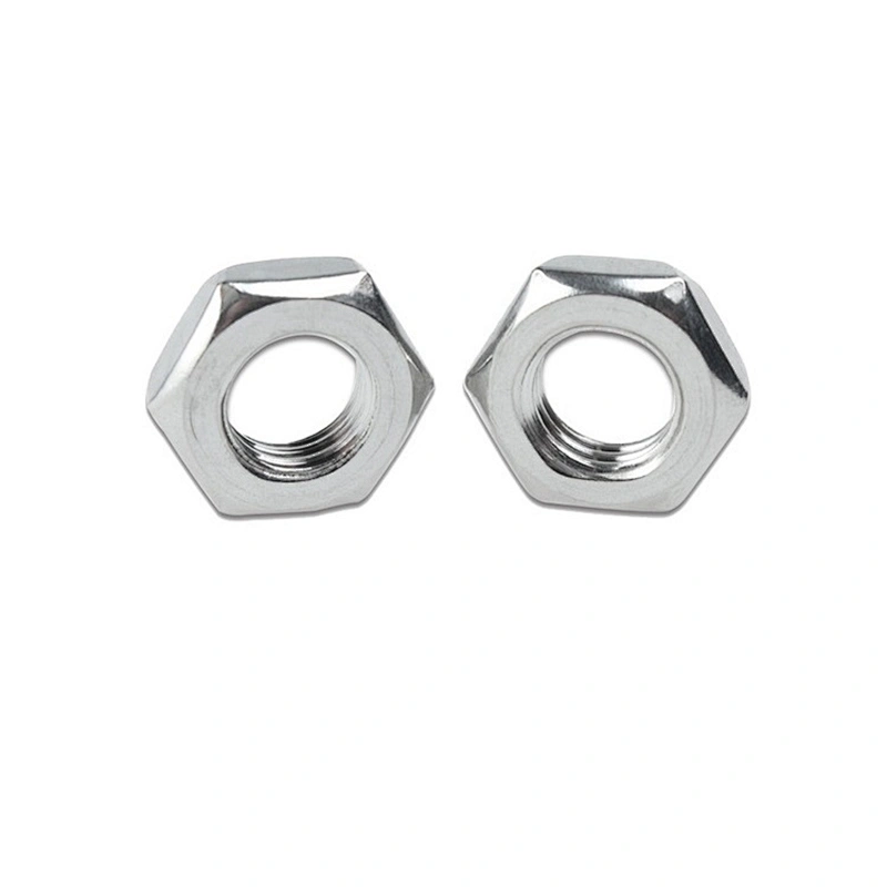 Stainless Steel Hexagon Thin Nut With Fine Thread ISO8675