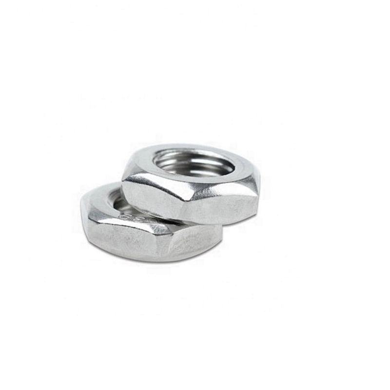 Stainless Steel Hexagon Thin Nut With Fine Thread ISO8675