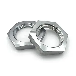 Factory Wholesale Good Quality DIN431 Pipe Nuts With Thread