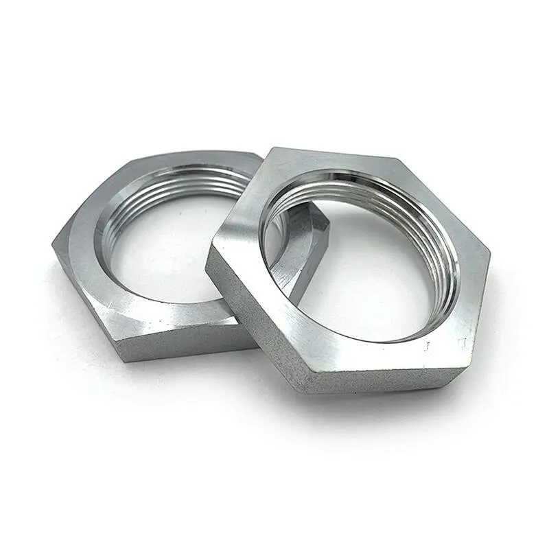 Factory Wholesale Good Quality DIN431 Pipe Nuts With Thread