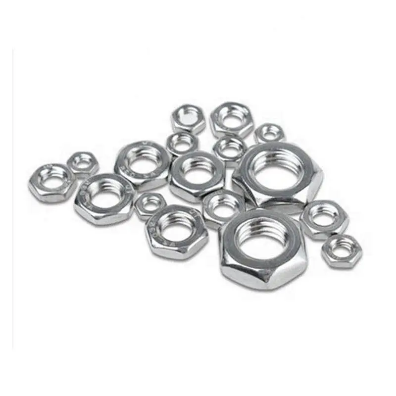 Stainless Steel Hexagon Thin Nut With Fine Thread ISO8675