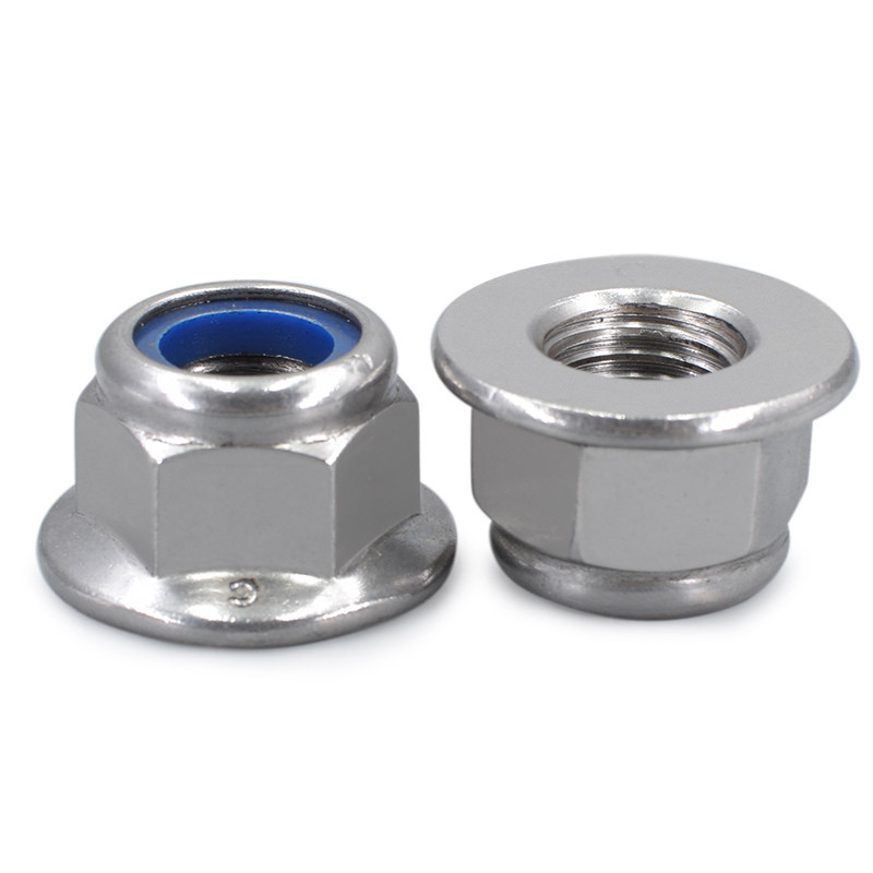 Galvanized Hexagon Flange Lock Nut  DIN6926 For DIN6921 Bolt Small Box Packaging