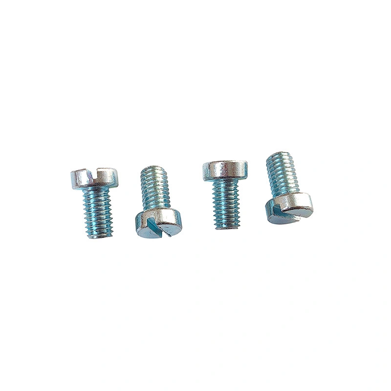 Slotted Cheese Pan Head Steel Bolt Screw DIN M2.5---M12 3mm---120mm Inch,metric ISO9001 CN;ZHE DIN84 4.8 / C1008 (carbon Steel)