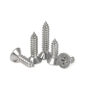 Carbon Steel Pan head screw DIN7981 self tapping screw with blue white zinc plated