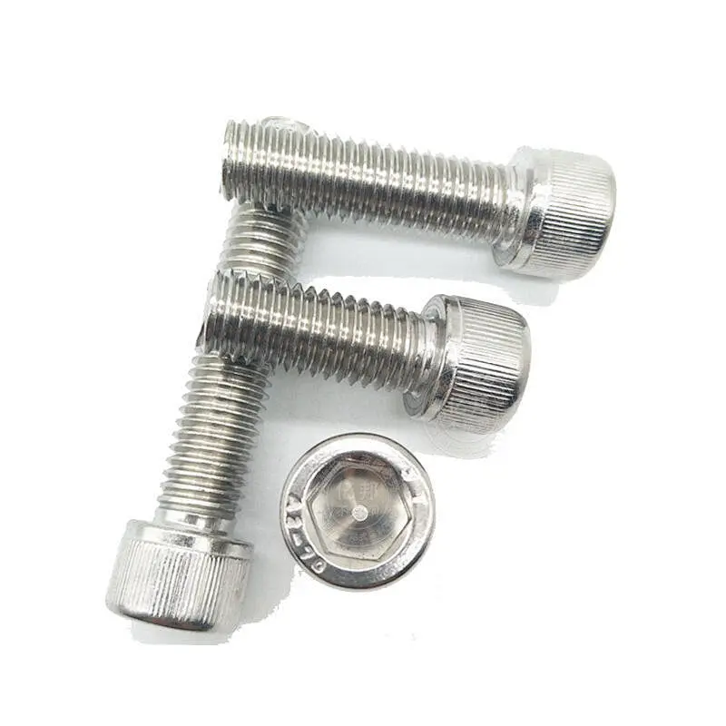 ANSI/ASME B 18.3.1M Hexagon Socket Head Screws Bolts Fastener 304 316 Stainless Steel Carbon Black Oxide Galvanized
