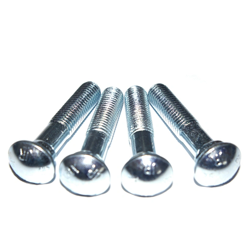 Railway Track Fish Bolts DIN5903 Oval Neck With Round Head