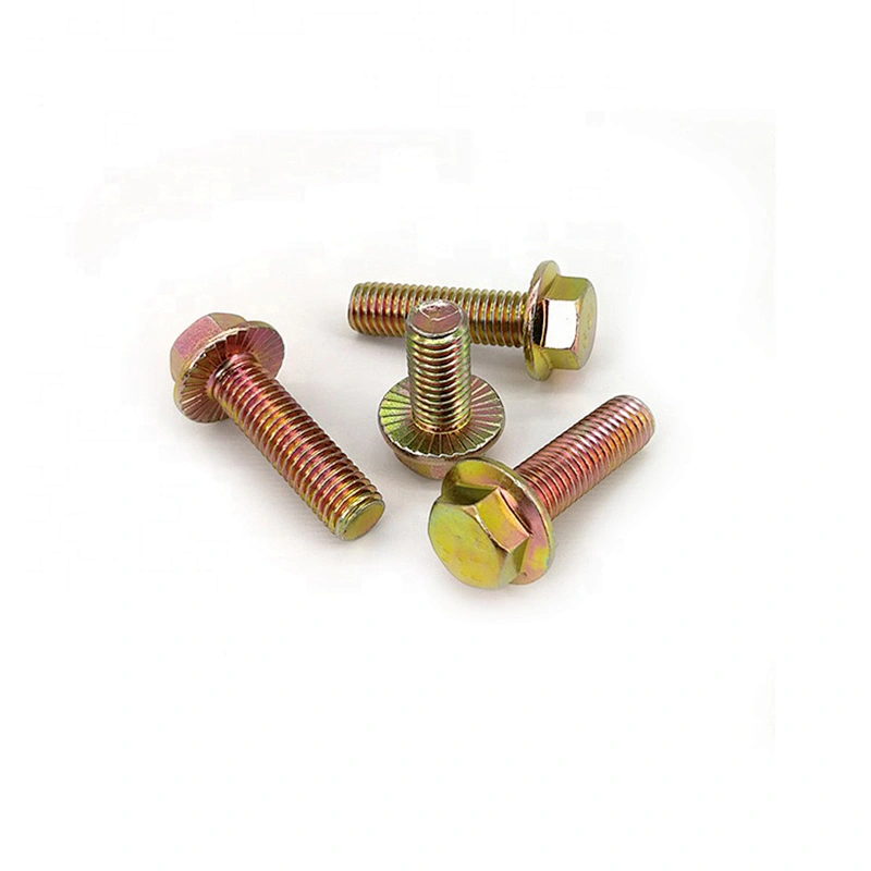 Carbon Steel Hexagon Head Flange Bolts With Reduced Shank DIN6922