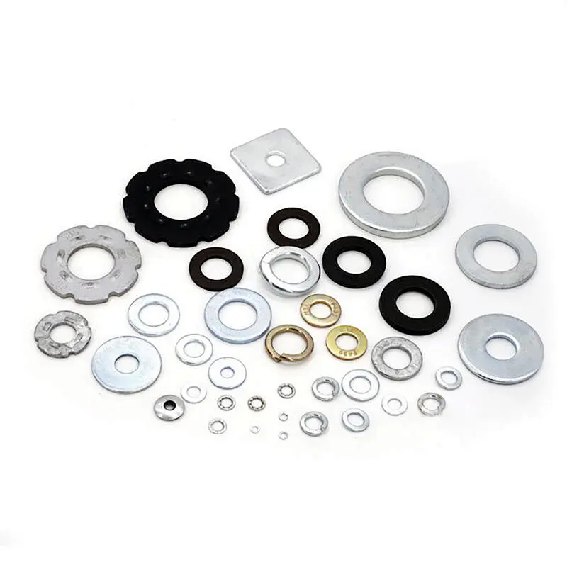 Carbon Steel M6 M8 M20 DIN9021 Thin DIN125A Flat Washers Nylon Brass Stainless Steel Galvanized Copper Flat Washer
