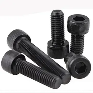 ANSI/ASME B 18.3.1M Hexagon Socket Head Screws Bolts Fastener 304 316 Stainless Steel Carbon Black Oxide Galvanized
