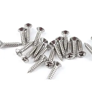 din7983 Cross Recessed Countersunk Counter sunk Flat Head Tapping Tack Chamfer Head Screw