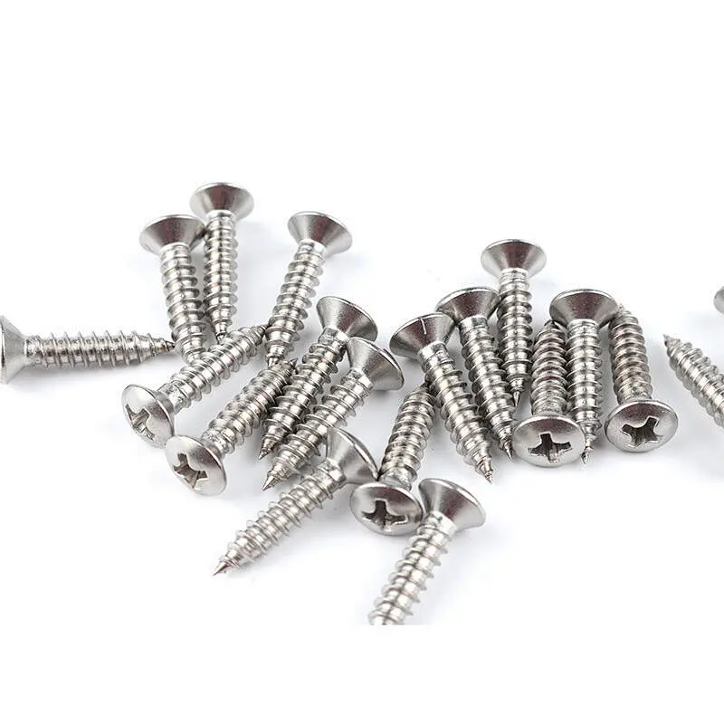 din7983 Cross Recessed Countersunk Counter sunk Flat Head Tapping Tack Chamfer Head Screw