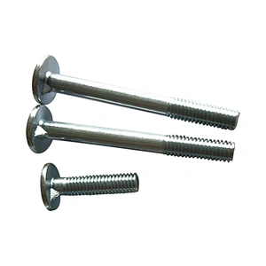 Zinc Plated/ Black High Quality Round Head Nib Bolts DIN607