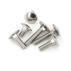 Carriage Bolts ISO8677 Cup Head Square Neck Bolts With Large Round Head