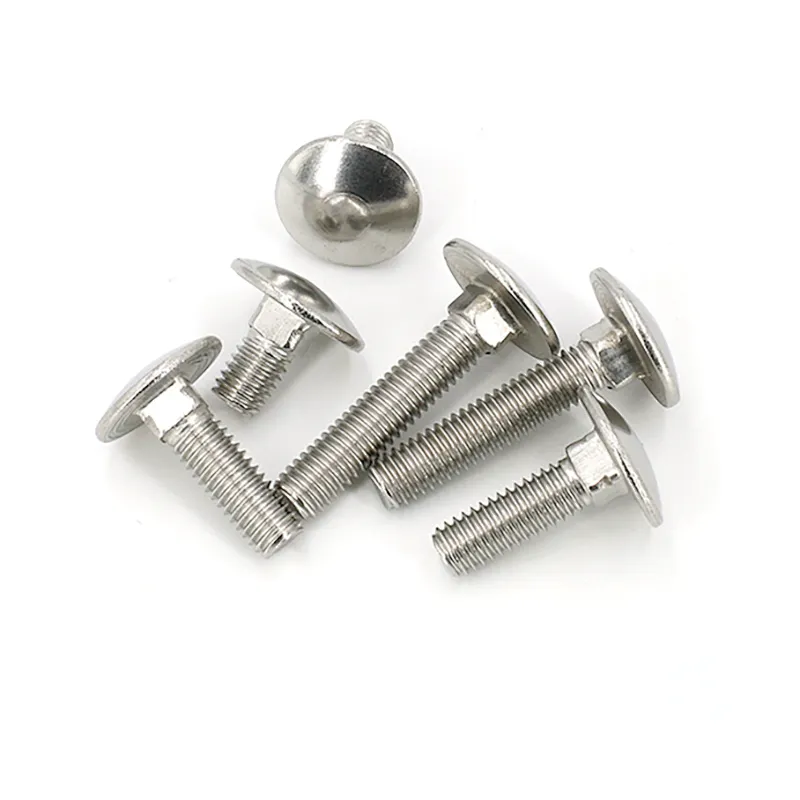 Carriage Bolts ISO8677 Cup Head Square Neck Bolts With Large Round Head