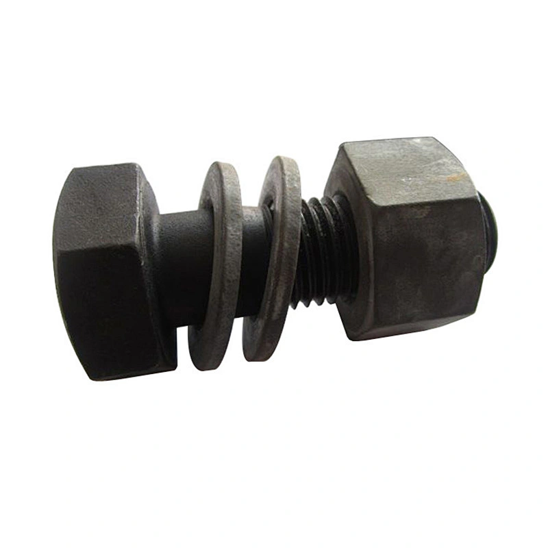 Din6914 Carbon steel structural high strength kit outer hexagon bolt nut washer Assembly