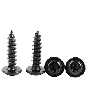 Factory supply 3.5*25mm c1022a factory price phillips black bugle head drywall screw