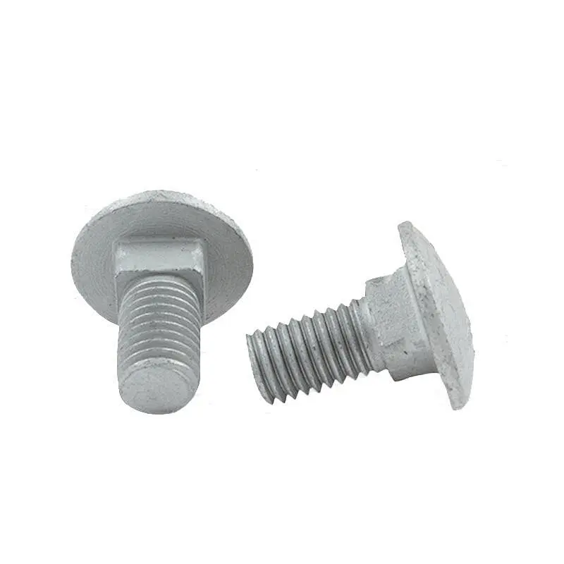 Factory supply Stainless steel carriage bolt, DIN 603 Mushroom Head Square Neck Bolts with nut DIN555