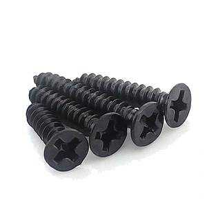Carbon Steel Pan head screw DIN7981 self tapping screw with blue white zinc plated