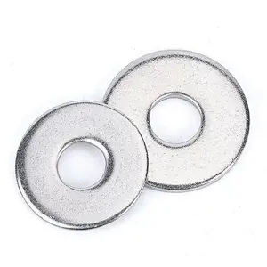 Carbon Steel M6 M8 M20 DIN9021 Thin DIN125A Flat Washers Nylon Brass Stainless Steel Galvanized Copper Flat Washer