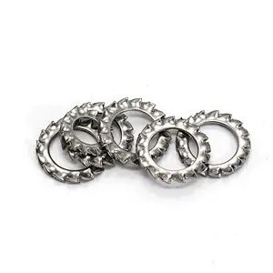 Stainless steel External Tooth serrated Lock washer DIN6798 lock washer