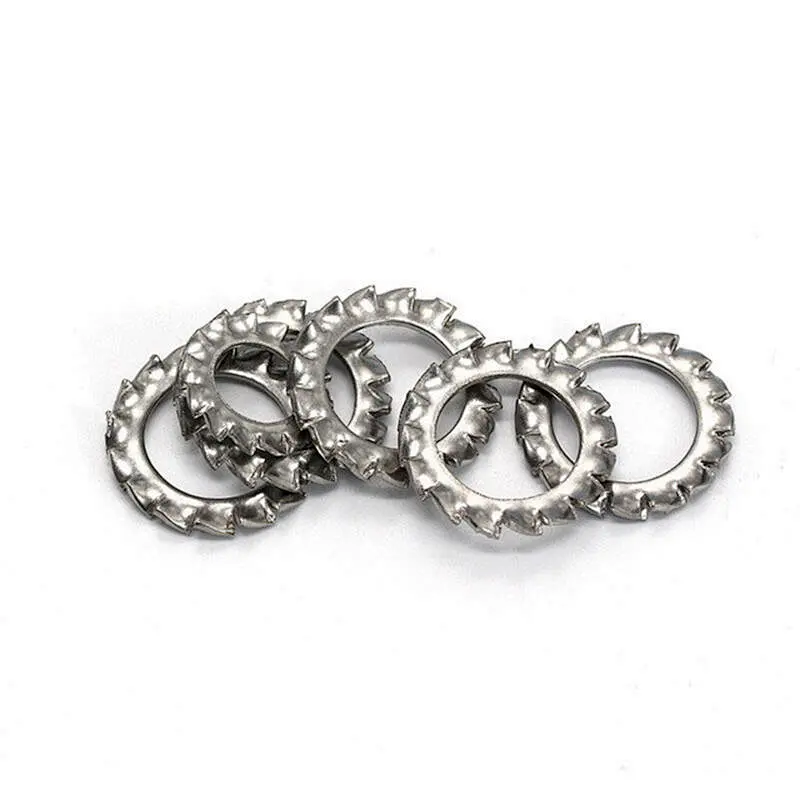 Stainless steel External Tooth serrated Lock washer DIN6798 lock washer