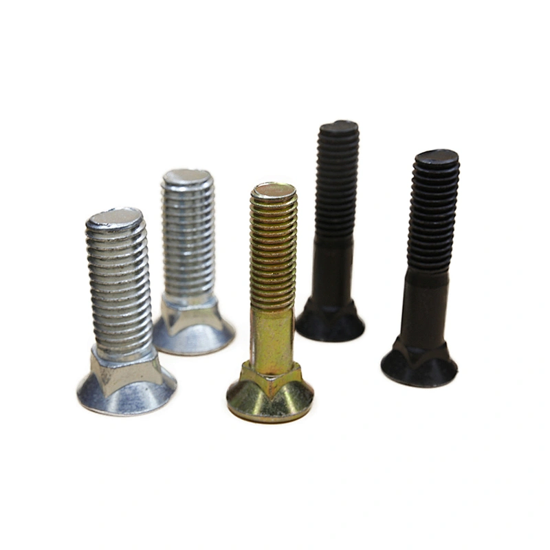 Flat Countersunk Head Square Neck Carriage Bolts With Short Square DIN608