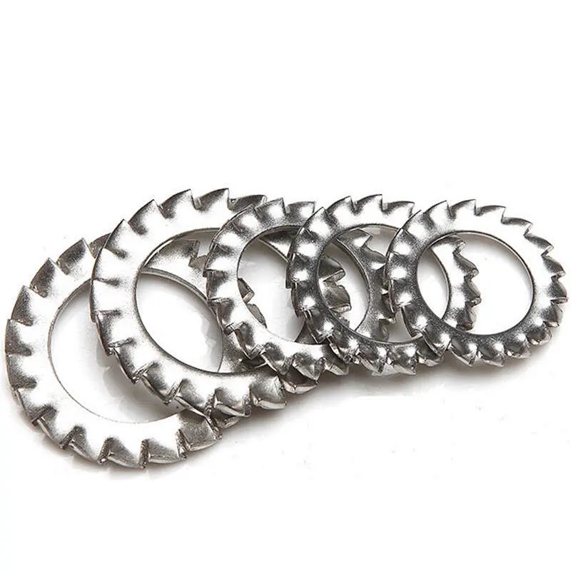 Stainless steel External Tooth serrated Lock washer DIN6798 lock washer