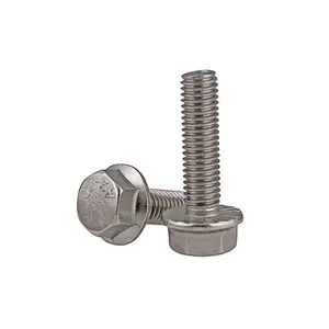 bolt manufacturers markings screw din6921 hex flange bolt for Mechanical Equipment M2.5---M12 4mm---150mm