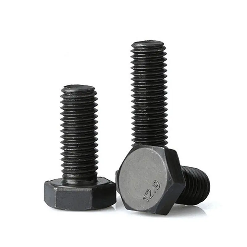 China Manufacturing Wholesale Price Grade 8.8 Bolt and Nut Screw Washer DIN931 DIN933 Metric Stainless Steel Galvanized Hex Bolt