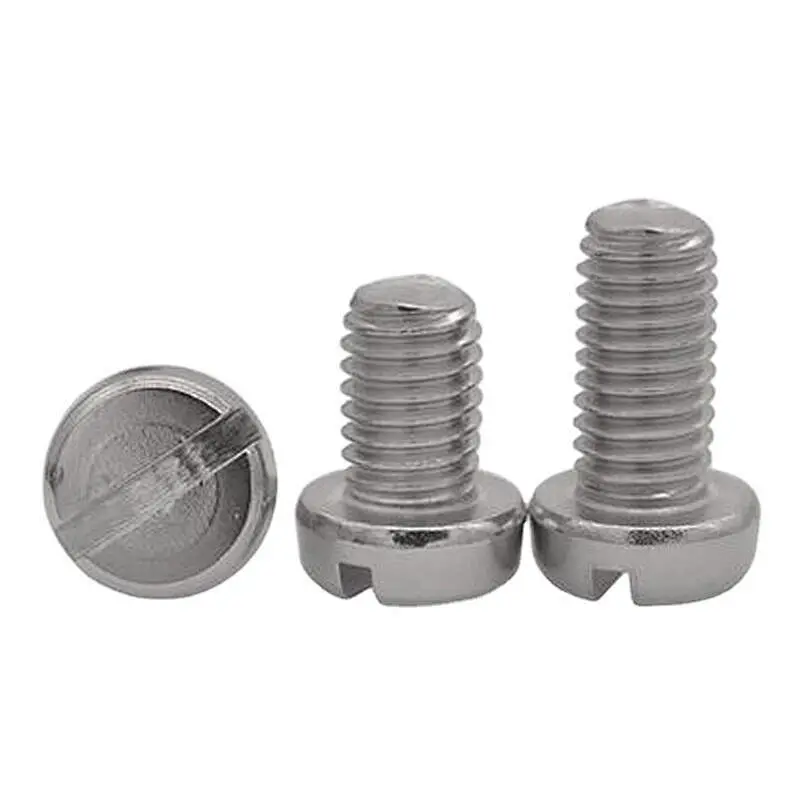 Slotted Cheese Pan Head Steel Bolt Screw DIN M2.5---M12 3mm---120mm Inch,metric ISO9001 CN;ZHE DIN84 4.8 / C1008 (carbon Steel)