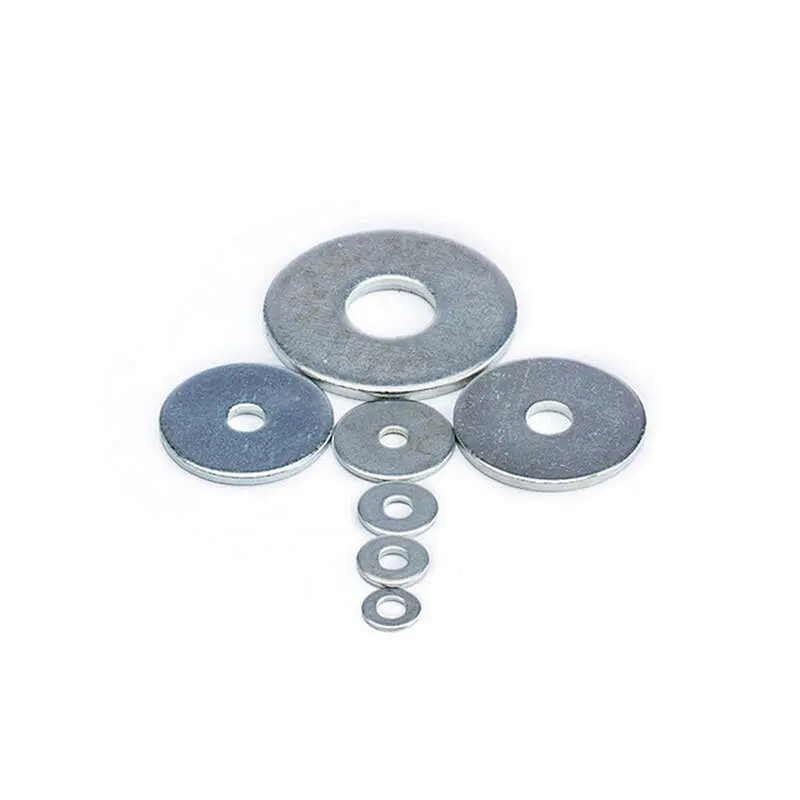 Carbon Steel M6 M8 M20 DIN9021 Thin DIN125A Flat Washers Nylon Brass Stainless Steel Galvanized Copper Flat Washer