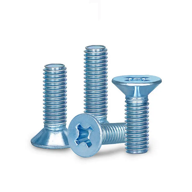 Customized DIN965 M2 M2.5 M3 M4 M5 M6 M7 M8 Metric Stainless Steel Cross Recessed Phillips Flat Countersunk Head Machine Screw