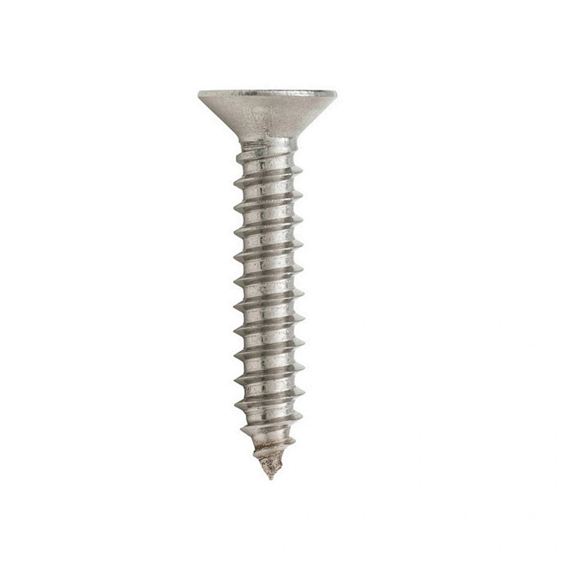 Carbon Steel Pan head screw DIN7981 self tapping screw with blue white zinc plated