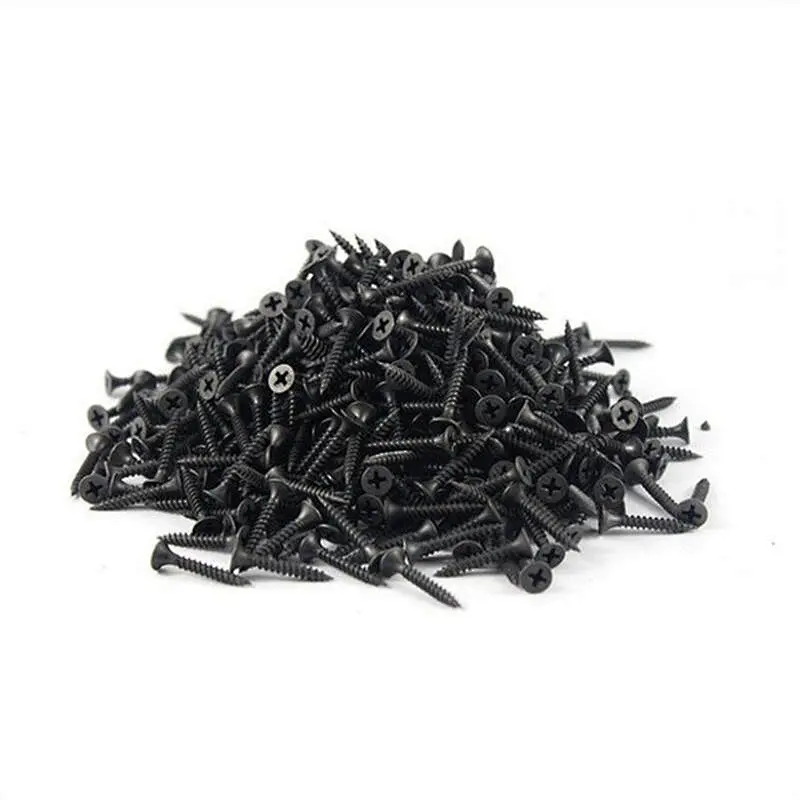 Factory supply 3.5*25mm c1022a factory price phillips black bugle head drywall screw