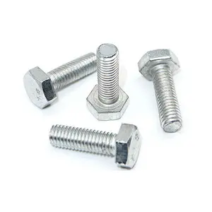 Fastener Grade 8.8 10.9 12.9 High Tensile Black Oxide Hex Head Bolts DIN 931 DIN 933 Bolt