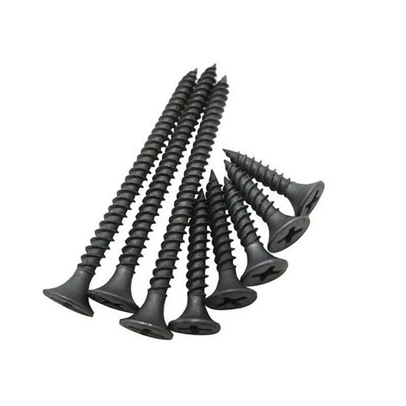 Factory supply 3.5*25mm c1022a factory price phillips black bugle head drywall screw