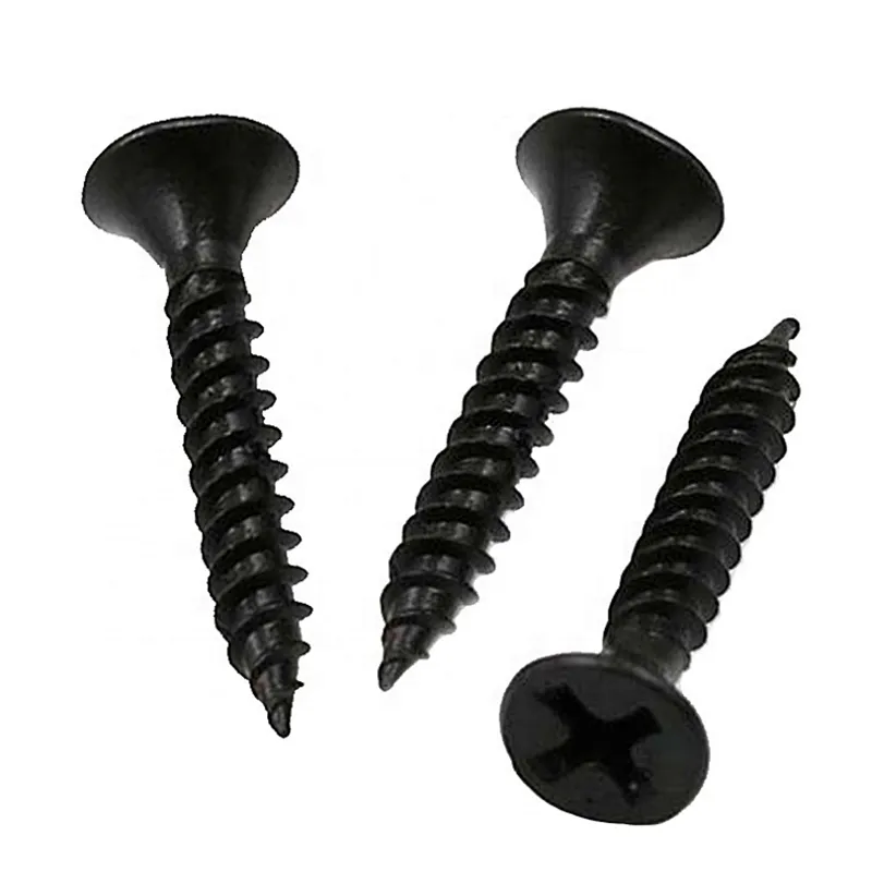 Factory supply 3.5*25mm c1022a factory price phillips black bugle head drywall screw