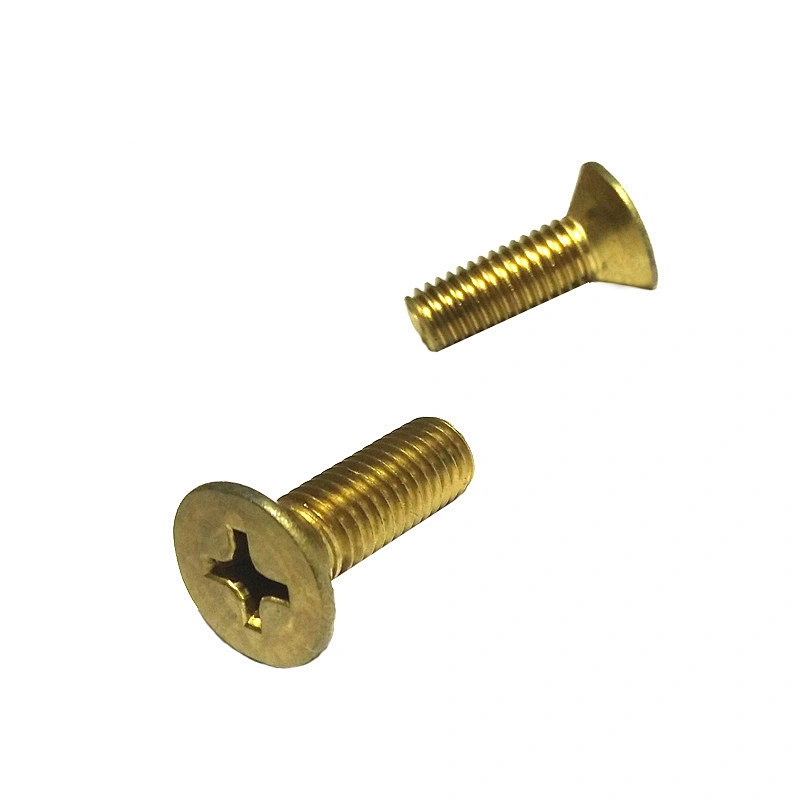 M1.6 M2 M2.5 SS304 Cross Recessed Raised Countersunk Head Screw DIN966 Raised Countersunk Head Screws With Cross Recess
