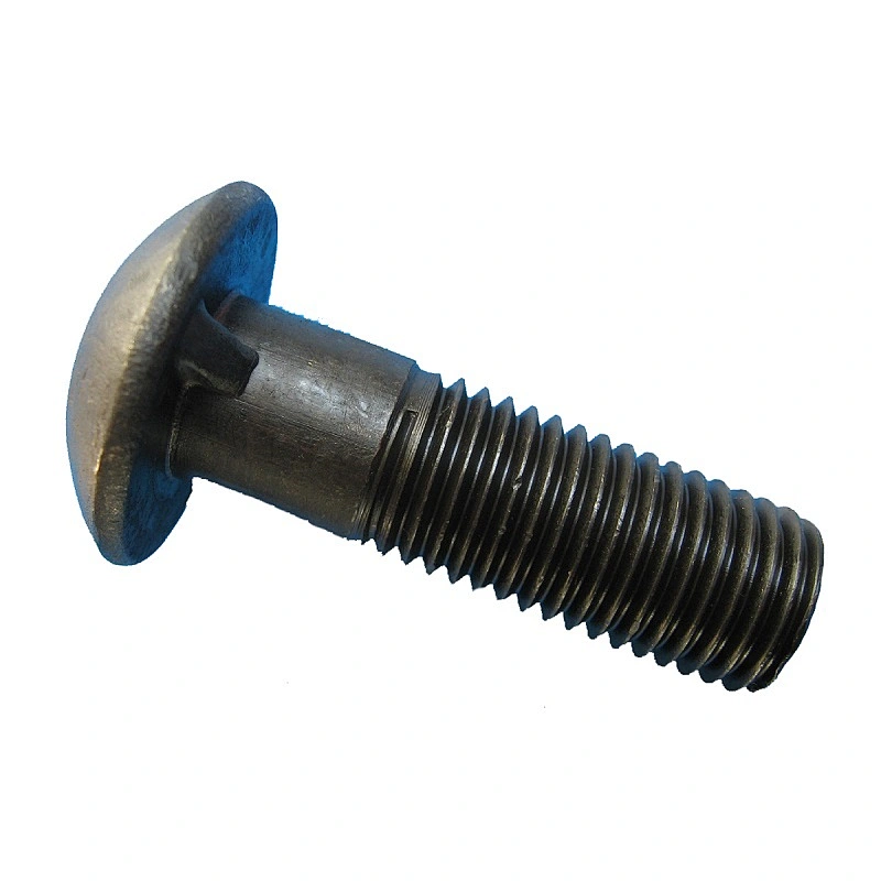 Zinc Plated/ Black High Quality Round Head Nib Bolts DIN607