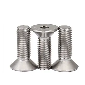 DIN7991 Countersunk Hexagon Socket Flat Head Bolt Stainless Steel 304 316