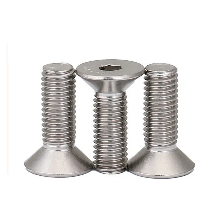 DIN7991 Countersunk Hexagon Socket Flat Head Bolt Stainless Steel 304 316