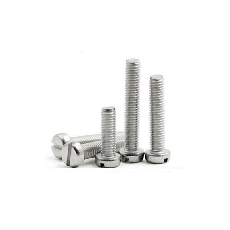 Slotted Cheese Pan Head Steel Bolt Screw DIN M2.5---M12 3mm---120mm Inch,metric ISO9001 CN;ZHE DIN84 4.8 / C1008 (carbon Steel)