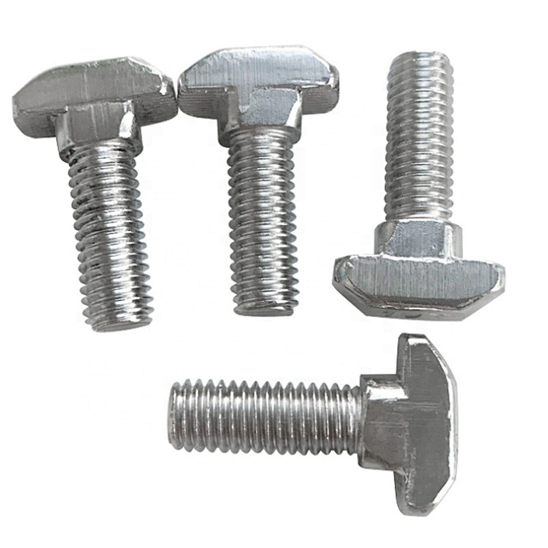 Hardware Fasteners DIN186 T-head Bolts With Square Neck